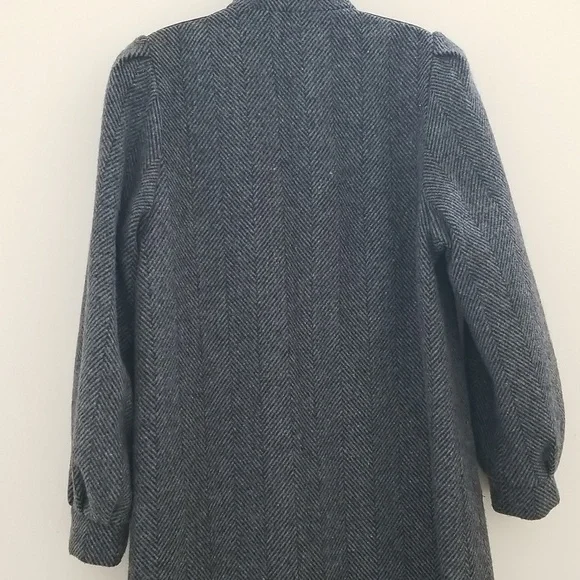 Luna Paris Gray Wool Blend Long Coat